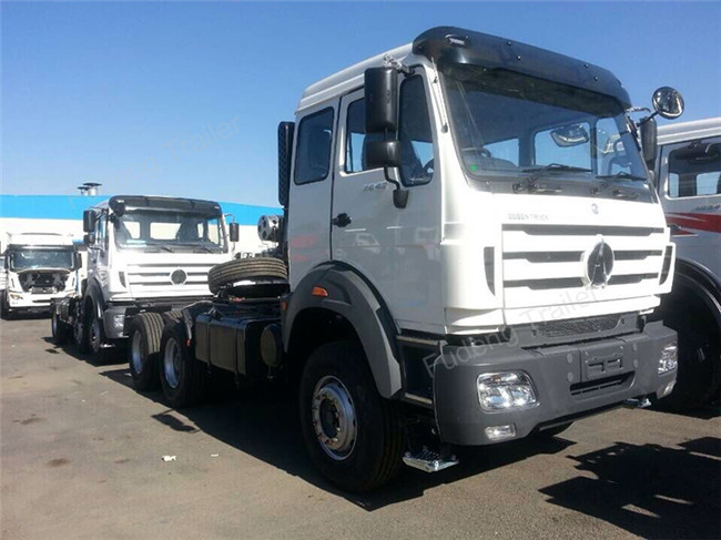 6 X 4 Drive Type Tractor Head Trucks 480hp Noth Benz ND42500B34J7/1202