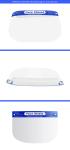 Anti Fog PET Protective Face Shield
