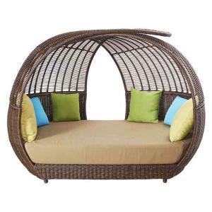 Quality Waterproof Aluminum Wicker Patio Daybed wholesale