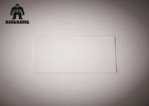 Quality Thermal Plain White Blank 30 Mil Plastic ID Cards For Printing Cr80 85.6x54x0.76mm wholesale