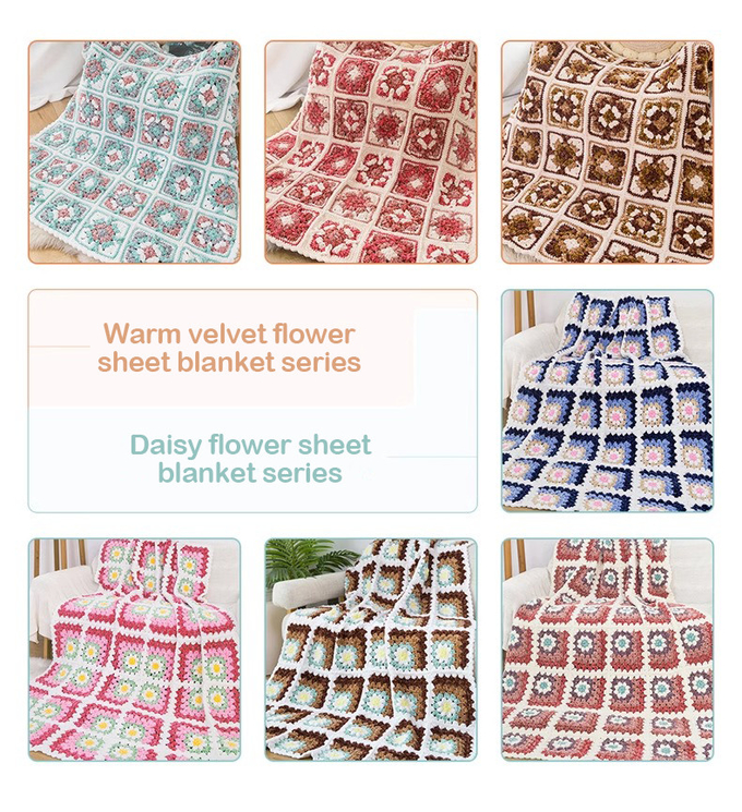 1/0.8NM 100% Polyester Jumbo Hand Knitted Chunky Chenille Yarn Baby Blanket Anti Bacteria