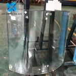Clear Curved Tempered Glass 8mm Transparent Bent Toughened Glass