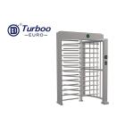 SUS304 30w Full Height Turnstile Gate RS485 Dry Contact High Safety