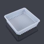 Supermarket Thermoform Plastic Trays Rectangle PP For Food