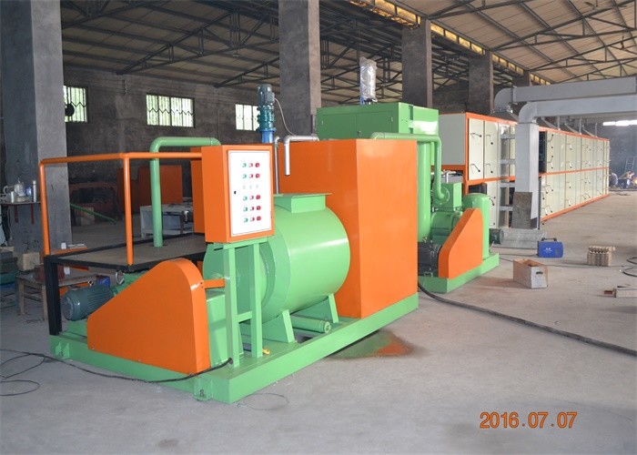 Small Capacity Paper Egg Tray Machine With Aluminum Molds Easy Operation
