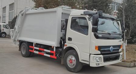 8 Cbm Garbage Compactor Truck Single Cab Rubbish Compactor Truck With Cummins