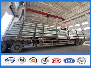Quality Electric Galvanized Steel Pole 35FT 3.0mm Thick Length 10670mm wholesale