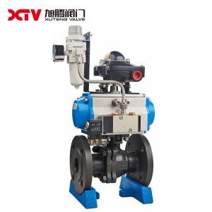 Quality PN1.0-32.0MPa Carbon Steel High Platform Flanged Floating Ball Valve 600LB Industrial wholesale