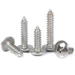Stainless Steel Right Hand Self Tapping Screws Zinc Plated Finish