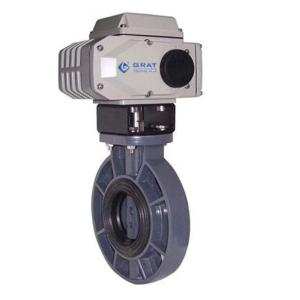 Quality Wafer PVC Plastic Electric Motor Operated Butterfly Valve wholesale