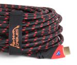 Speaker Cable 1 Inch Flexible Braided Wire Covers Wear Resistance