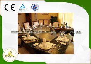Quality Professional Commercial Gas Teppanyaki Plate , Eleven Seat Flat Top Gas Grill Table wholesale