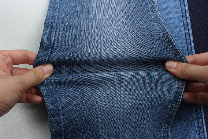 Jacquard Stretch Denim 11 oncez Full Lycra Dobby Denim Fabric For Jeans