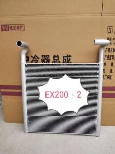 Quality EX200-2/EX200-3 Hitachi Excavator Spare Parts , 300KG Hydraulic Oil Radiator Assembly wholesale
