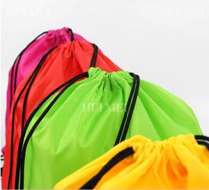 Quality Logos Portable Carry Non Woven Bags Custom Printed Dust Shopping Red Drawstring Bag wholesale