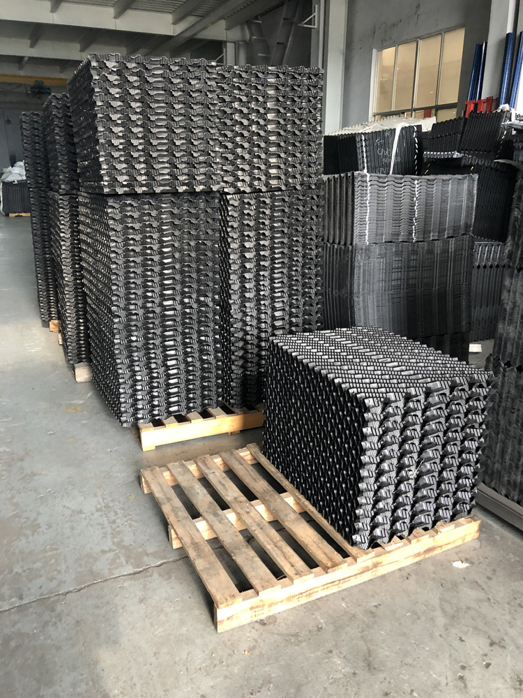 Pig Farm Deodorization Material For Cooling Tower Fill Wusen Plastic Wet Curtain Filler