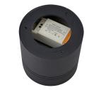 SMD2835 Round Black LED Ceiling Downlights , 18W Surface Mounted LED Downlight