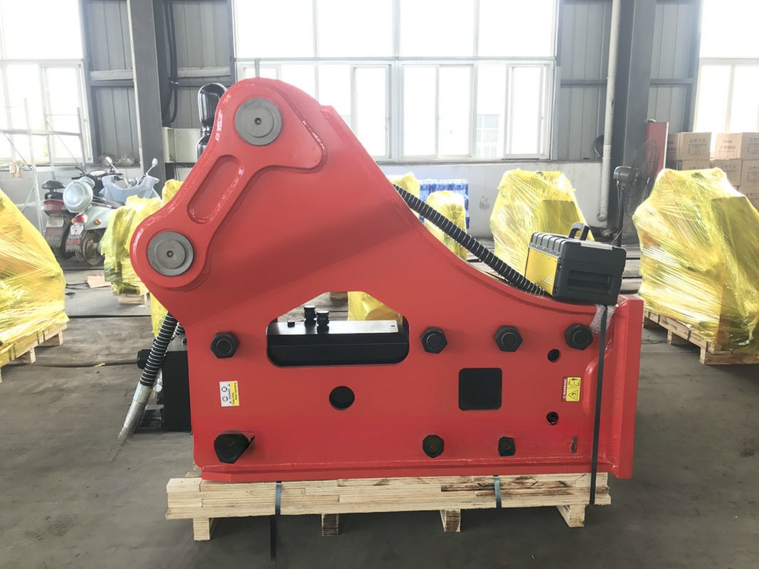 Side Type Hydraulic Breaker Hammer Weight 53 kg Moil Point For Excavator
