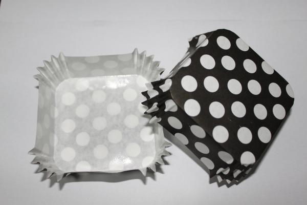 PET film paper Square baking Cup/Paper Square Cake Cup/Square Muffin Cup