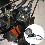 OEM LED Backlight Dual Odometer Motorcycle Meter 0-140KM/H Vintage Tachometer
