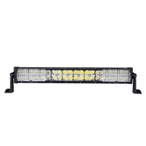Quality 4x4 4WD Offroad Driving light 22&quot; 120W 40LEDs Light Bar 7D lens with cross DRL wholesale