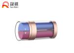 Dual oval airless bottle petg double squeeze cosmetic packaging
