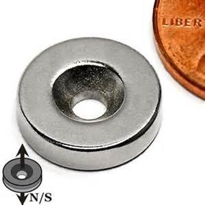 Quality Strong power neodymium magnet with countersink disc magnets with hole wholesale