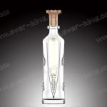 750ML Super White Glass ODM Brandy Glass Bottle
