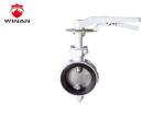Against Condensation Butterfly Fire Fighting Valves Cast / Ductile Iron Material