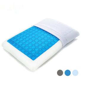 Quality Standard Size Cooling Gel Pillow , Reversible Orthopedic Gel Cloud Memory Foam Pillow wholesale