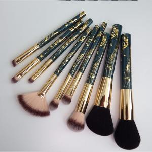 Quality 9PCS Luxury Makeup Brush Kit Plastic Handle Face Foundation wholesale