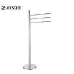 bathroom standing towel rack holder towel bar and toilet paper holder set