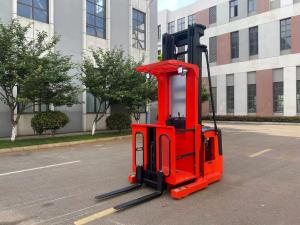 Quality Load Capacity 1000 kg Electric Order Picker Lifting on Platform Human Mounted Electronic Steering wholesale