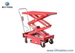 Quality Electric Hydraulic 500kg Mobile Scissor Lift Table Alloy Steel wholesale