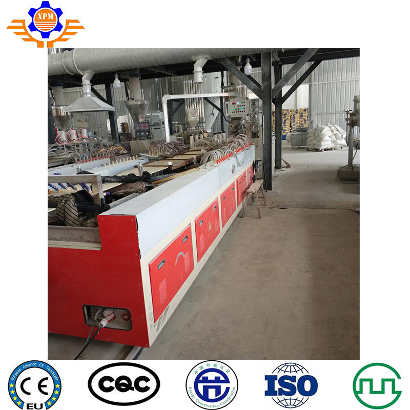 Wood Plastic Composite PVC WPC Fluted Wall Panel Board Extrusion Machine Line