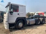 LHD Option RHD 6x4 Used Commercial Trucks , Used Howo Trucks Euro 2 High Cabin