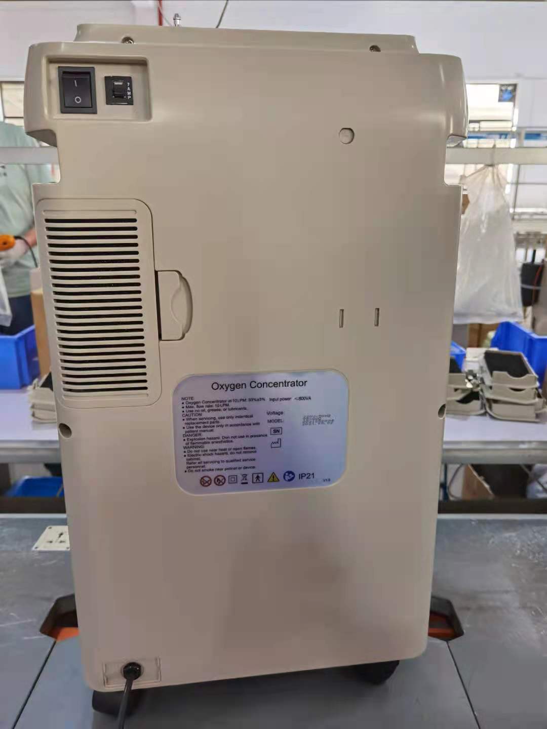 96%high purity oxygen concentrator for medical instrument 5L 8L 10L MSLJY45 india CE/IS013485