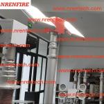 6m pneumatic telescopic mast lighting tower 4x120W LED mounted