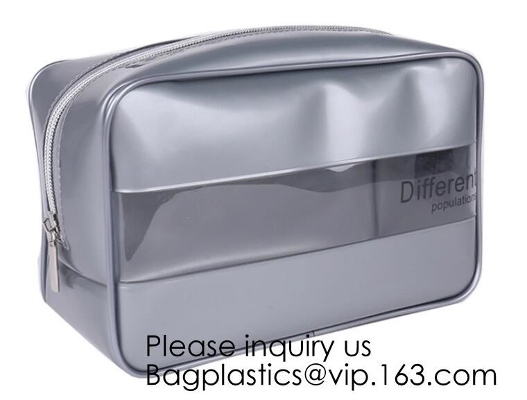 Waterproof PVC Cosmetic Pouch Wholesale Cheap Make Up Makeup Case Bag Travel Toiletry Pouch Organizer, bagease, bagplast