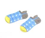 Anti Odor Sweat Absorption Ankle Socks Anti Skid With Embroidery Logo
