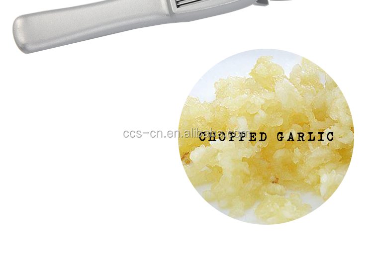 Multifunctional Aluminum 2 In 1 Garlic Press Slice Kitchen Accessories Garlic Chopper Press