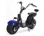 Fat Tire Harly Battery Powered Motor Scooters Double Seat Rearview Mirrors For