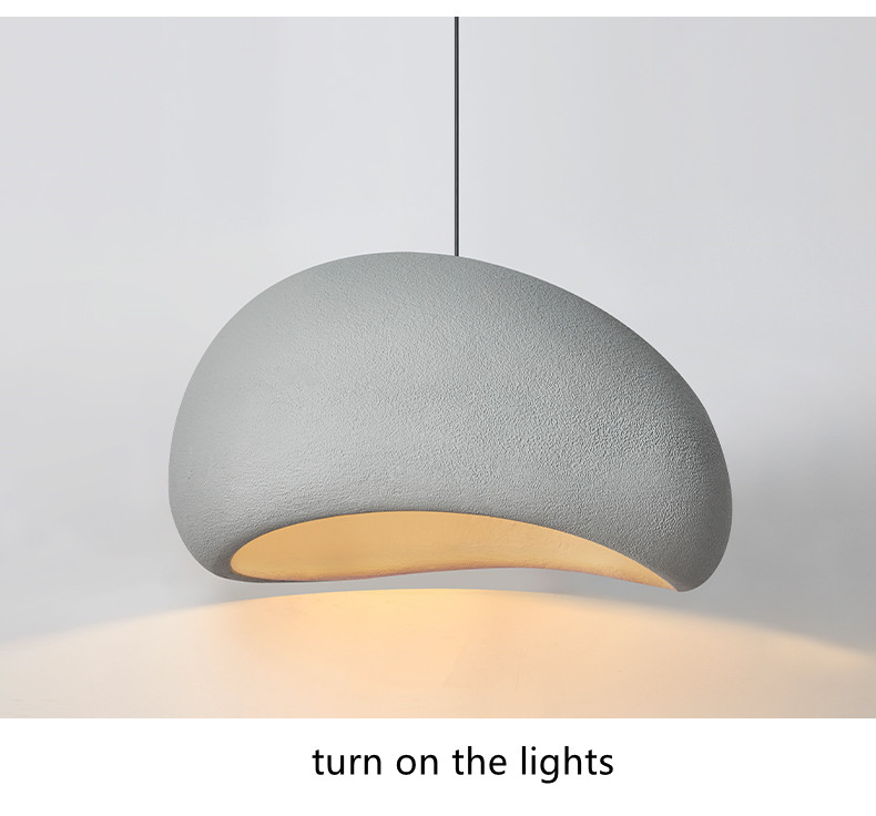 Restaurant Dining Island LED Chandelier Modern Coffee Bar Study Bedroom Lighting Wabi Sabi Pendant Lamp（WH-VP-161)