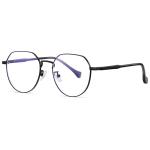 Blue Light Blocking Acetate Metal Glasses Vintage Round Anti Blue Ray Eyewear