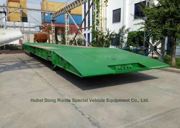 Folding Gooseneck Lowboy Trailer 100 Ton For Crane Excavator Tractor Transportat