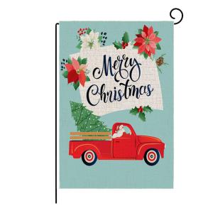 Quality Outdoor Seasonal Decorative Garden Flags 12x18 In Double Side wholesale