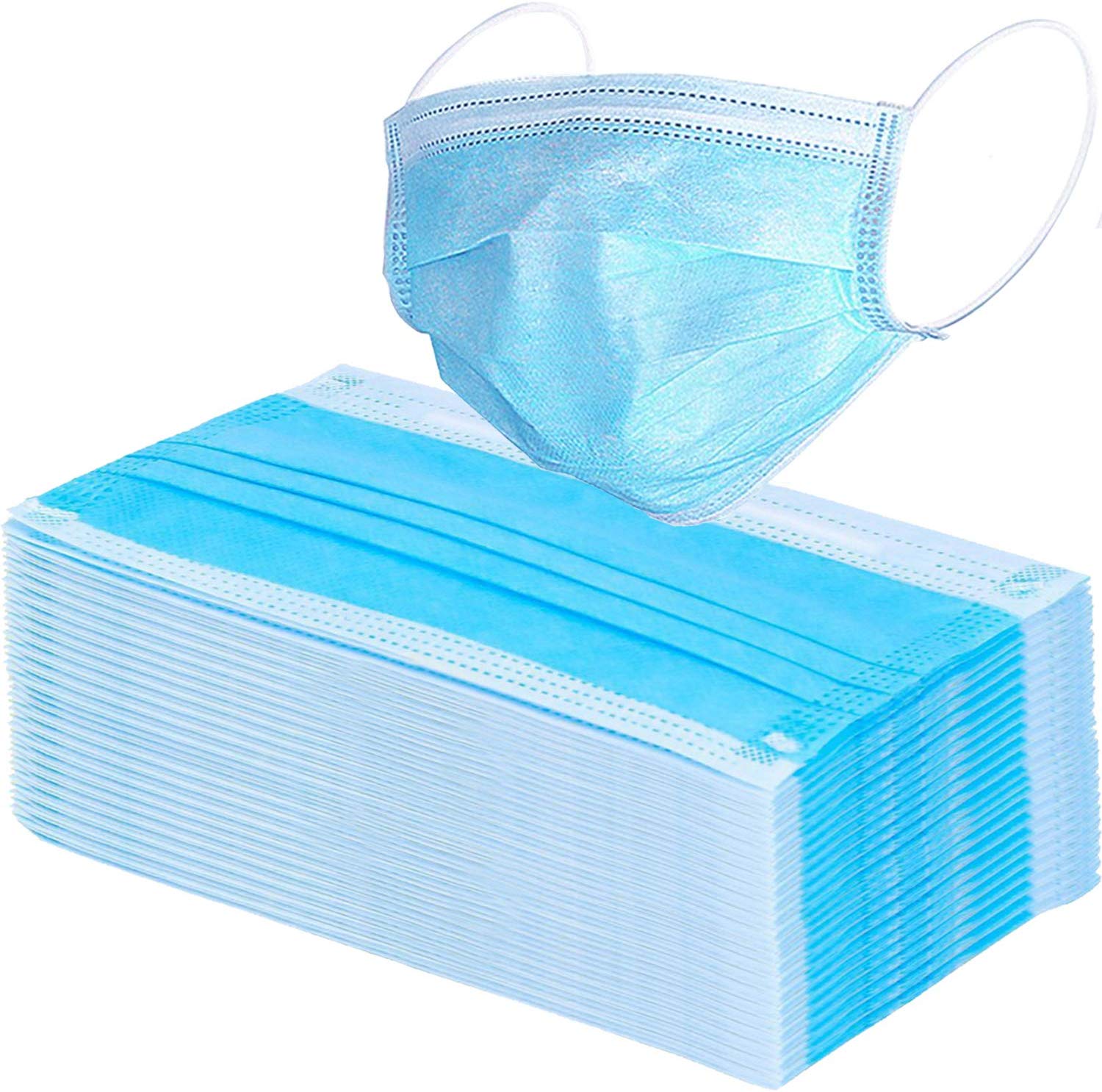 High Filtration NonWovens 3 Ply Face Mask Free Daily Life Use