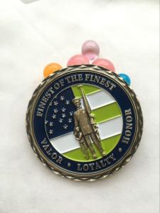 Quality Customized metal souvenir antique promotional merchandise military challenge coins wholesale