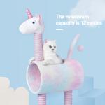 Cute Unicorn Pink Sisal Cat Scratching Post