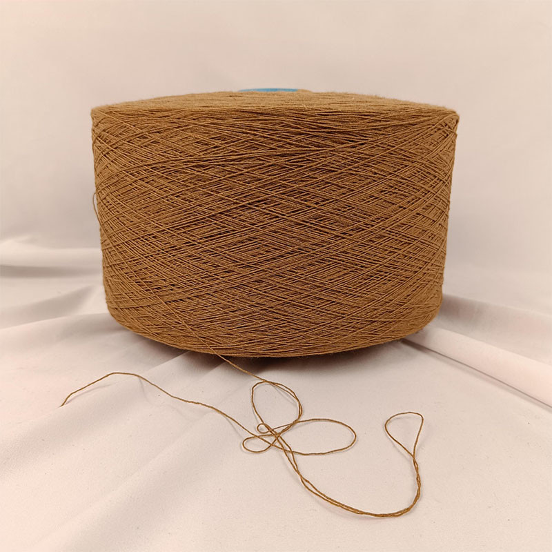 Ne 8/1 Ginger And Brown Cotton Yarn For Weaving
